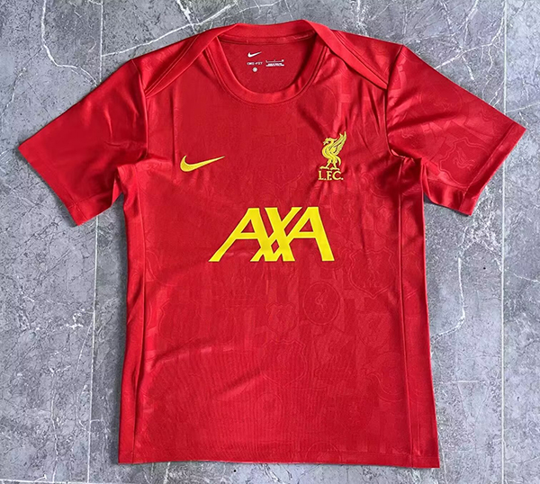 24-25 Season Liverpool Red Color Football Training Shirt