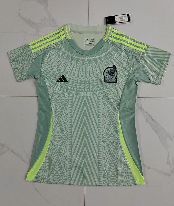 24-25 Season Mexico Away Green Color Female Football Jersey