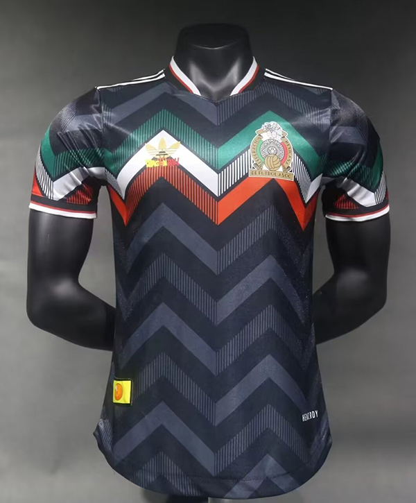 24-25 Season Mexico Black Color Pre-Match Football Training Shirt