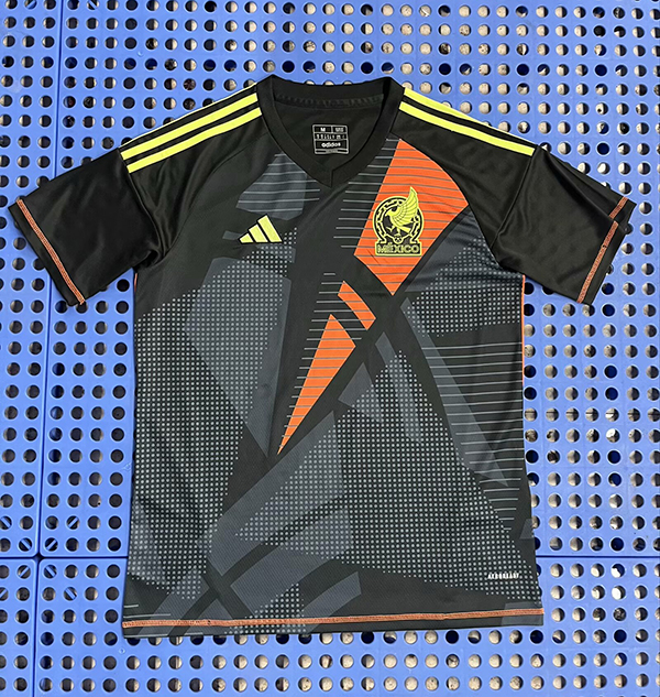 24-25 Season Mexico Black Color Goalkeeper Football Jersey