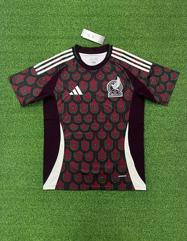 24-25 Season Mexico Home Red Color Football Jersey