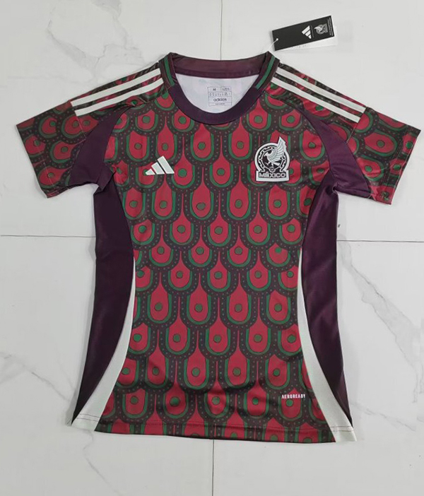 24-25 Season Mexico Home Red Color Female Football Jersey