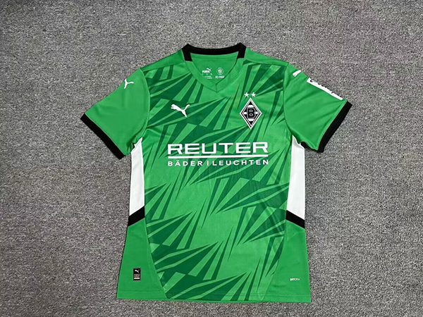 24-25 Season Monchengladbach Away Green Color Football Jersey