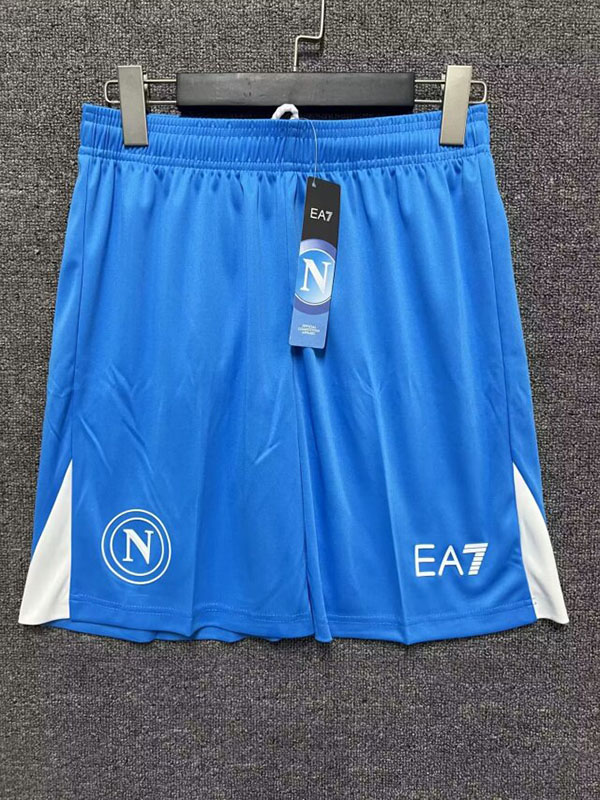 24-25 Season Napoli Away Blue Color Football Shorts