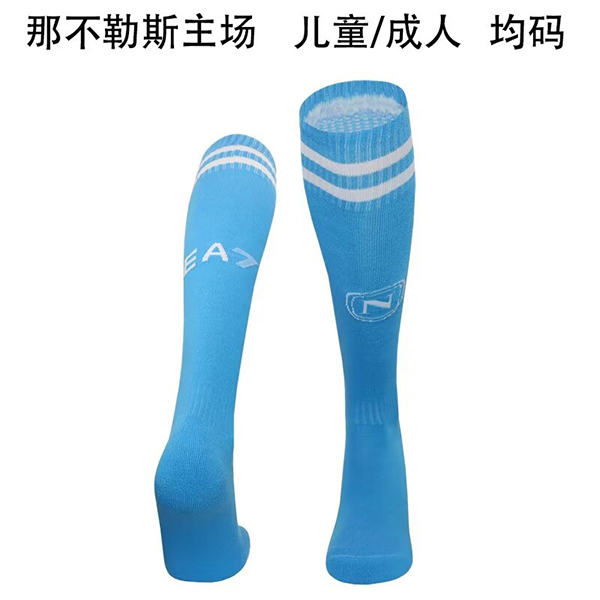 24-25 Season Napoli Home Blue Color Football Socks