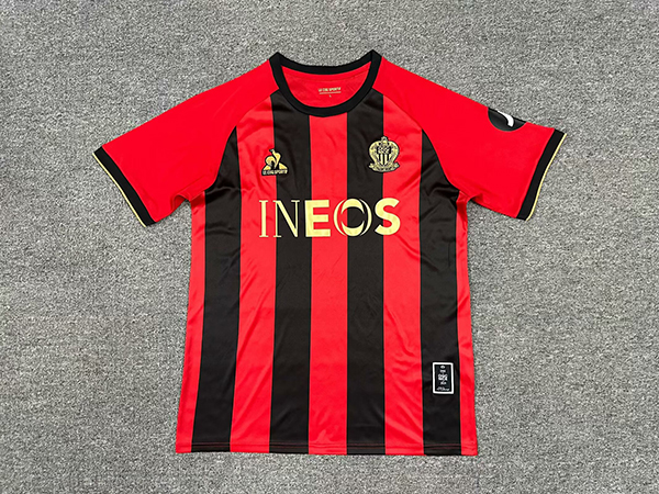 24-25 Season Nice Home Red Color Football Jersey