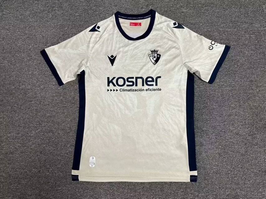 24-25 Season Osasuna Away Grey Color Football Jersey