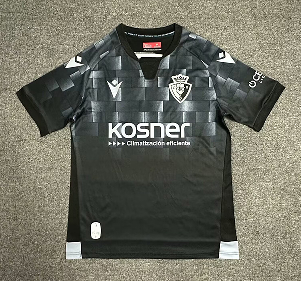 24-25 Season Osasuna Third Black Color Football Jersey