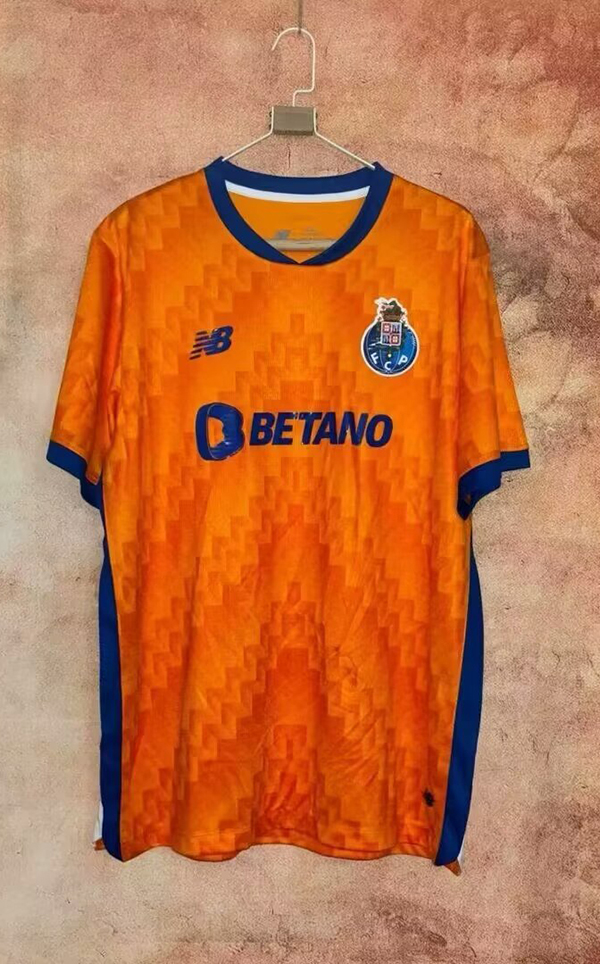 24-25 Season Porto Away Orange Color Soccer Jersey