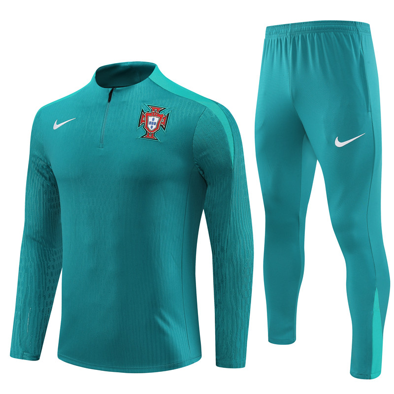 24-25 Season Portugal Light-Green Color Football Sweater Set