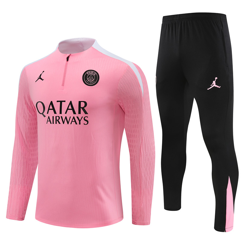 24-25 Season PSG Pink Color Football Sweater Set