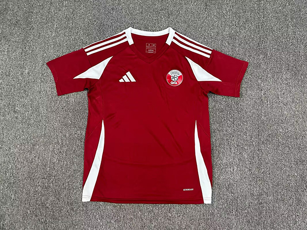 24-25 Season Qatar Home Red Color Football Jersey