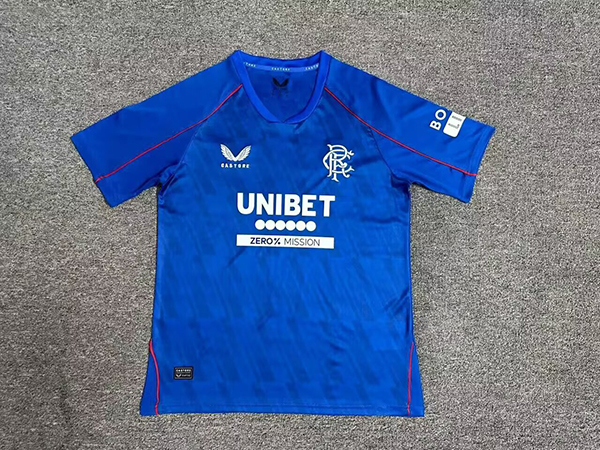 24-25 Season Glasgow Rangers Home Blue Color Football Jersey