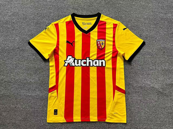 24-25 Season RC Lens Home Yellow Color Football Jersey