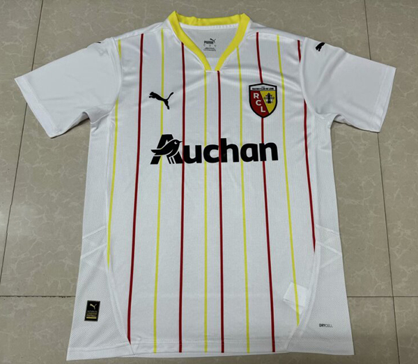 24-25 Season RC Lens Third White Color Football Jersey