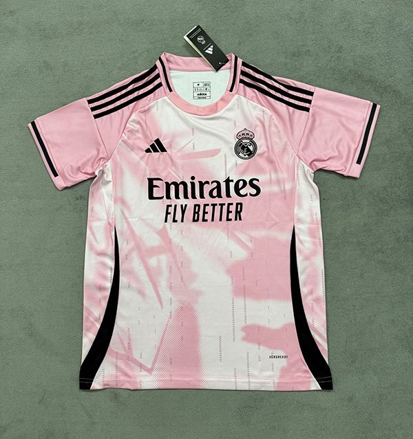 24-25 Season Real Madrid Pink Color Special Version Training Shirt