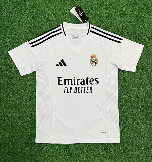 24-25 Season Real Madrid Home White Color Football Shirt