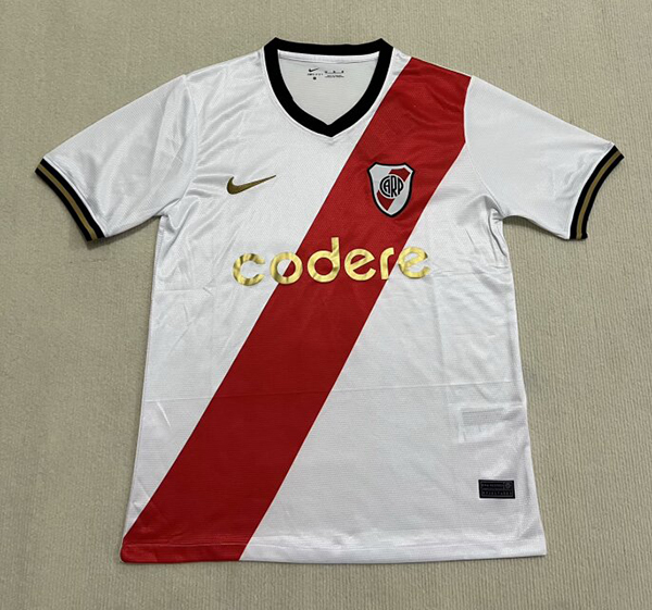 24-25 Season River Plate Home Red-White Color Football Jersey