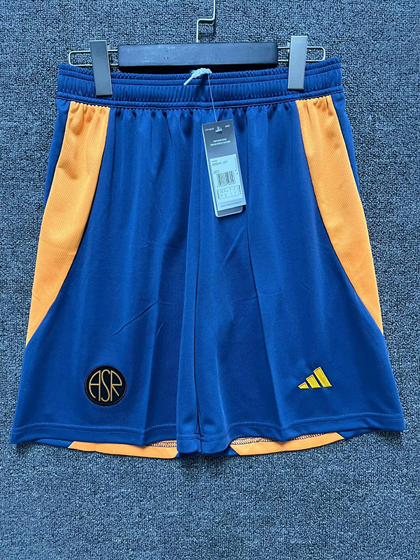 24-25 Season Roma Third Blue Color Football Shorts