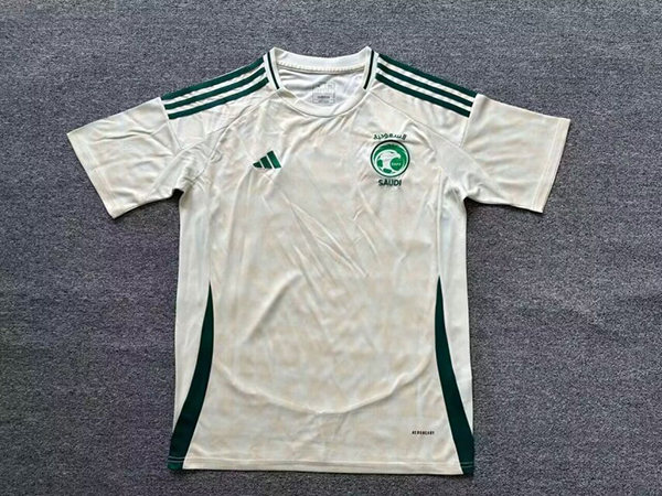 24-25 Season Saudi Arabia Away White Color Football Jersey