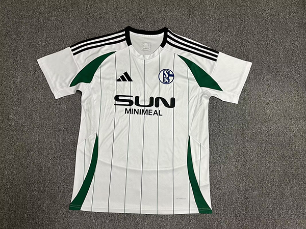 24-25 Season Schalke 04 Away White Color Soccer Jersey