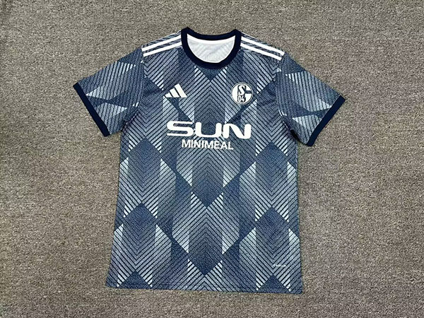 24-25 Season Schalke 04 Third Dark-Grey Color Soccer Jersey