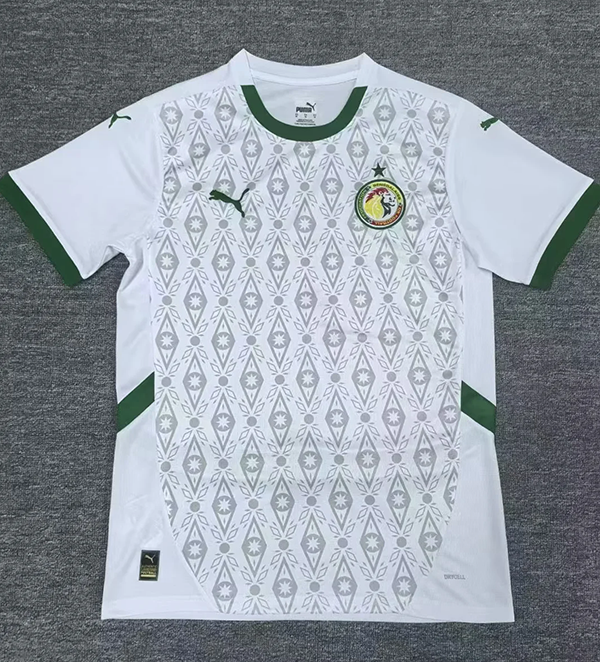 24-25 Season Senegal Home White Color Football Jersey