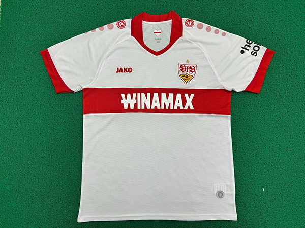 24-25 Season Stuttgart Home White Color Football Jersey