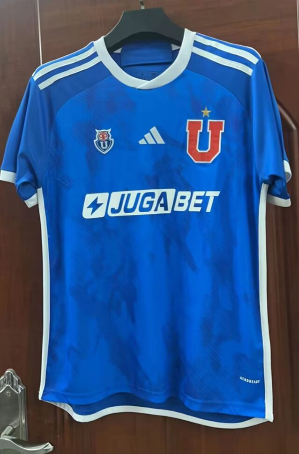 24-25 Season Universidad de Chile Home Blue Color Soccer Jersey