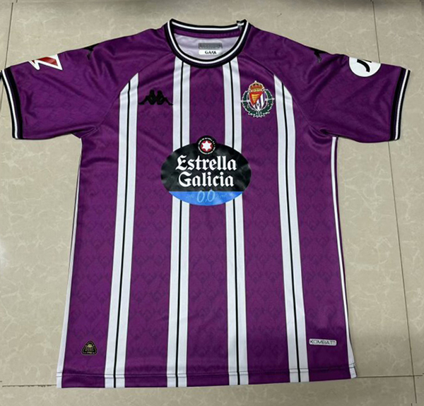 24-25 Season Valladolid Away Purple Color Football Jersey