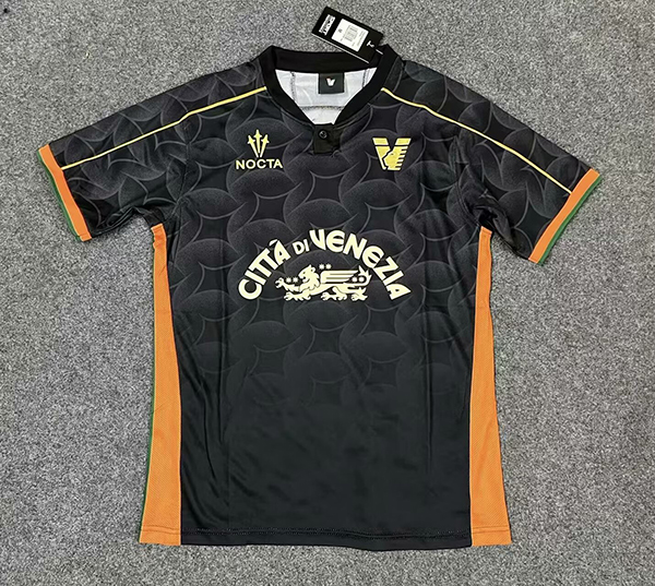 24-25 Season Venezia Home Black Color Football Jersey