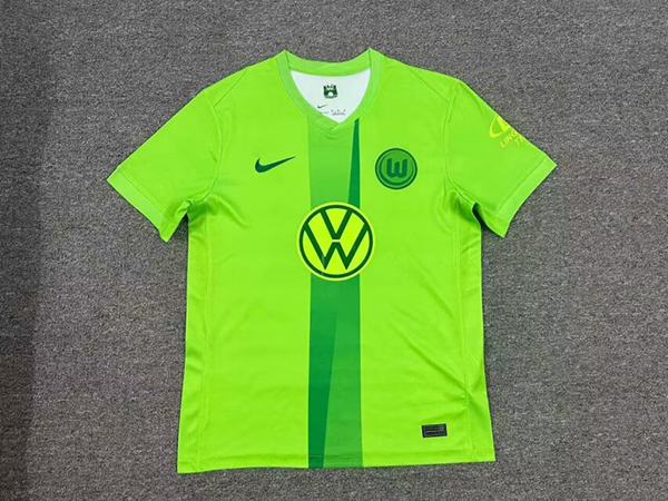 24-25 Season Wolfsburg Home Green Color Football Jersey