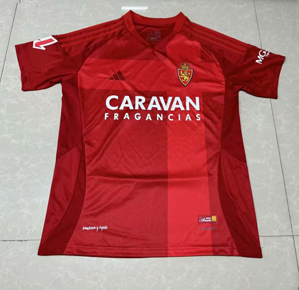 24-25 Season Zaragoza Third Red Color Football Jersey