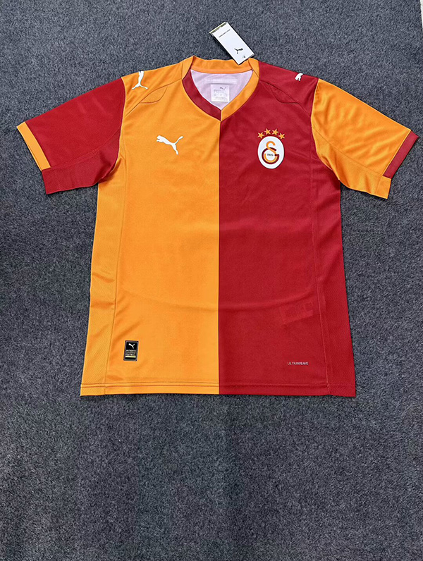 25-26 Season Galatasaray Home Orange Color Soccer Jersey