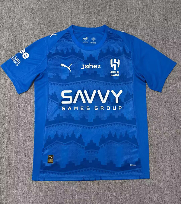 25-26 Season Riyadh Al-Hilal Home Blue Color Football Jersey