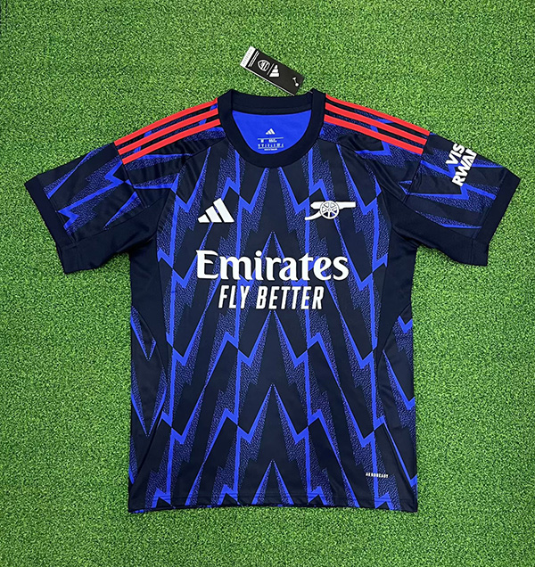25-26 Season Arsenal Away Blue Color Football Jersey