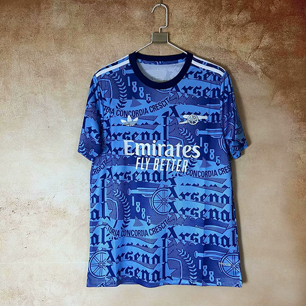 25-26 Season Arsenal Blue Color Pre-Match Football Training Shirt