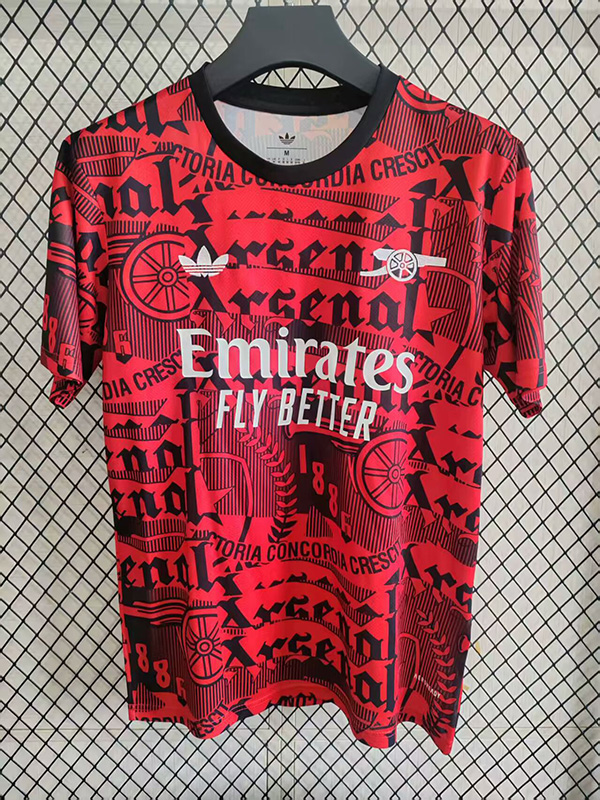 25-26 Season Arsenal Red Color Pre-Match Football Training Shirt