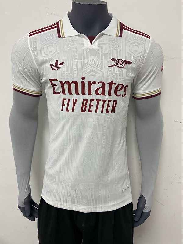 25-26 Season Arsenal Third White Color Football Jersey(Player Version)