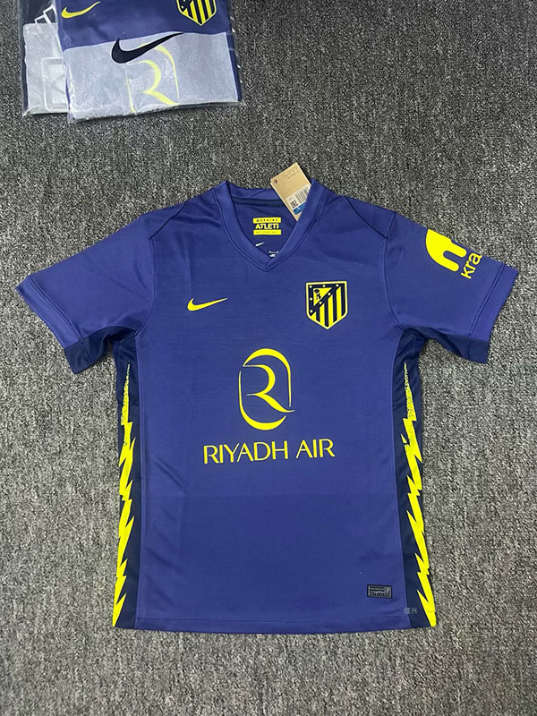 25-26 Season Atletico Madrid Away Blue Color Football Jersey