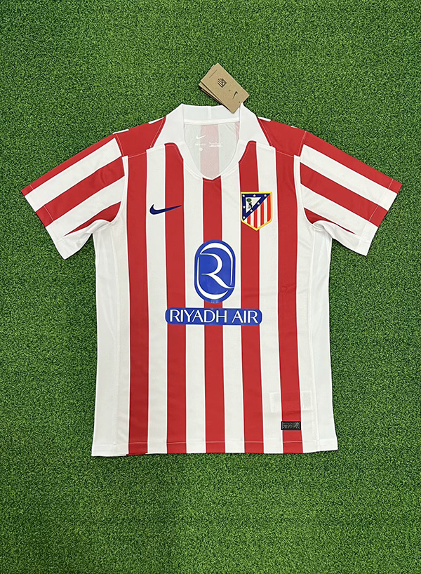 25-26 Season Atletico Madrid Home Red-White Color Football Jersey