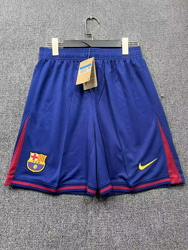 25-26 Season Barcelona Home Dark-Blue Color Football Shorts