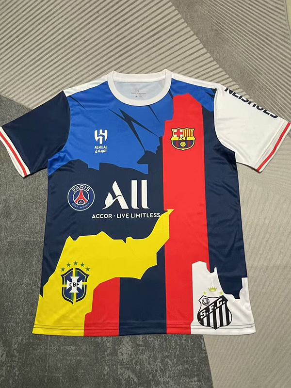 25-26 Season Neymar Barcelona PSG Brazil Santos A101 Football Training Shirt