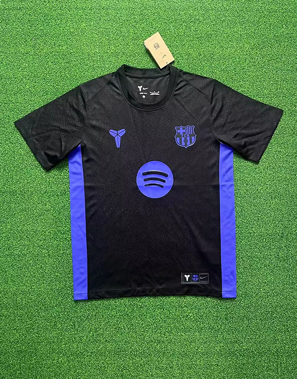 25-26 Season Barcelona Third Black Color Football Jersey