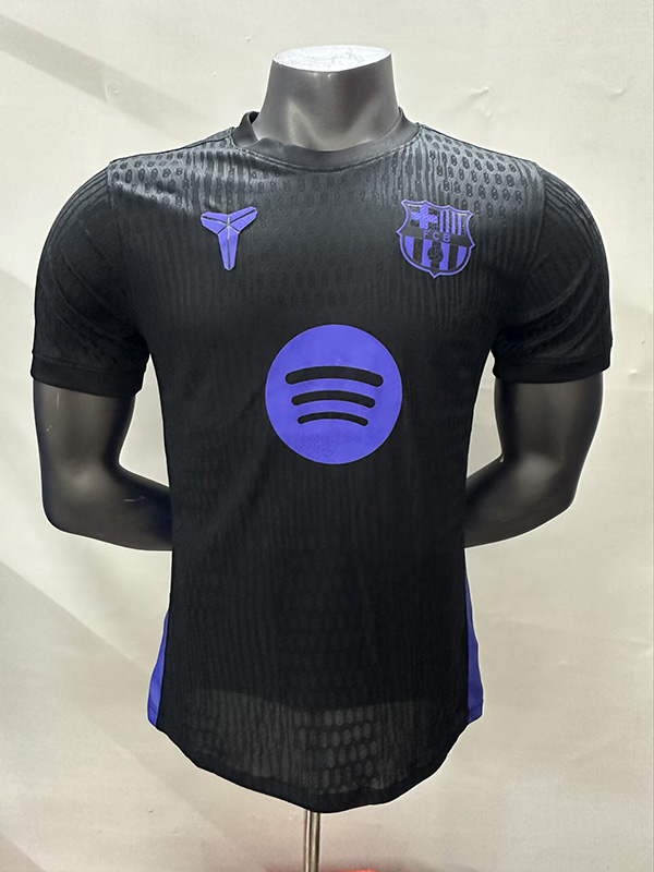 25-26 Season Barcelona Third Black Color Football Jersey(Player Version)