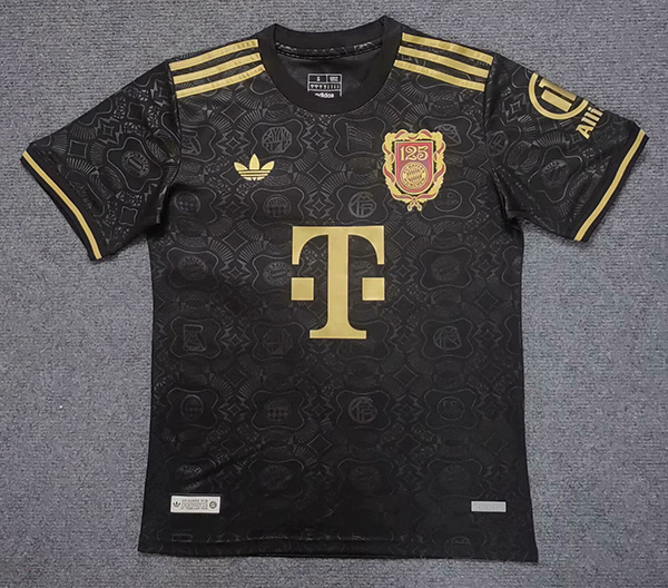 25-26 Season Bayern Munich 125th Anniversary Black Color Football Jersey