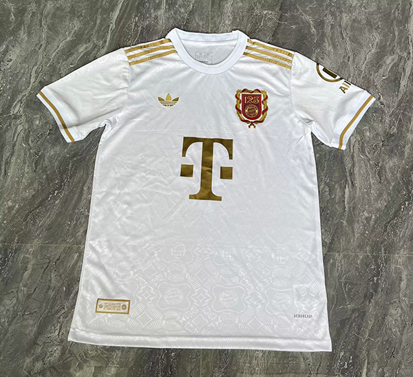 25-26 Season Bayern Munich 125th Anniversary White Color Football Jersey