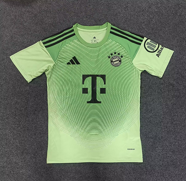 25-26 Season Bayern Munich Goalkeeper Green Color Football Jersey