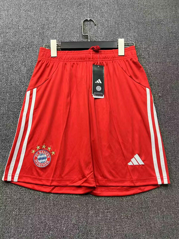 25-26 Season Bayern Munich Home Red Color Football Shorts
