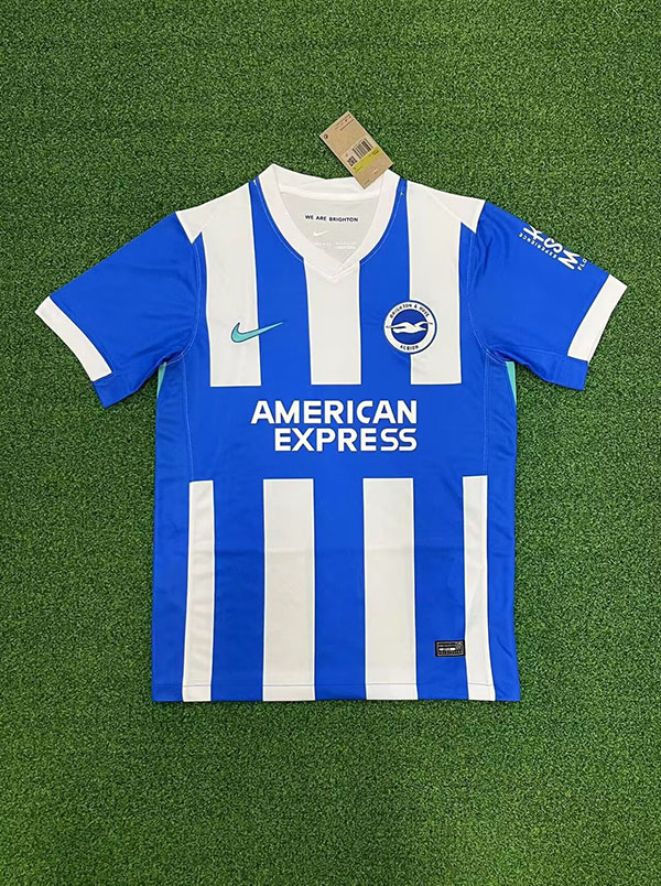 25-26 Season Brighton Home Blue-White Color Football Jersey